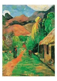 Paul Gauguin - Chemin a papeete Kunstdruck 50x70cm | Yourdecoration.de