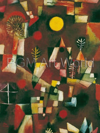 Paul Klee - Der Vollmond Kunstdruck 60x80cm | Yourdecoration.de