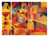 Paul Klee - Il giardino del tempio Kunstdruck 80x60cm | Yourdecoration.de