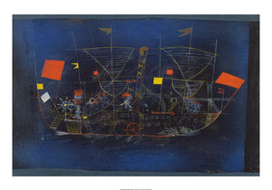 Paul Klee - Abenteuerschiff Kunstdruck 100x70cm | Yourdecoration.de