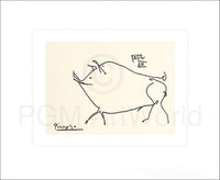 Pablo Picasso - Le petit cochon Kunstdruck 60x50cm | Yourdecoration.de