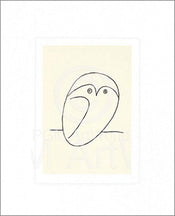 Pablo Picasso - Le Hibou Kunstdruck 50x60cm | Yourdecoration.de
