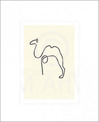Pablo Picasso - Le Chameau Kunstdruck 50x60cm | Yourdecoration.de