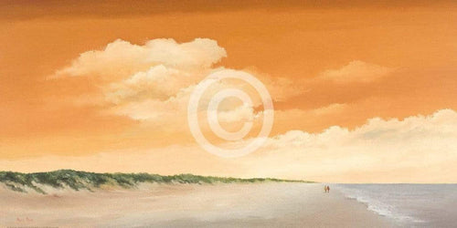 Hans Paus - Along the Sea II Kunstdruck 100x50cm | Yourdecoration.de