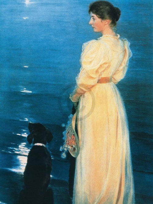 Peter Severin KrÃ¸yer - Summer evening at Skagen Kunstdruck 60x80cm | Yourdecoration.de