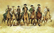 Renato Casaro - The magnificent Seven Kunstdruck 100x61cm | Yourdecoration.de