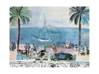 Raoul Dufy - Promenade a Nice Kunstdruck 80x60cm | Yourdecoration.de