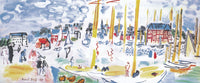 Raoul Dufy - Dimanche a Deauville Kunstdruck 101x42cm | Yourdecoration.de
