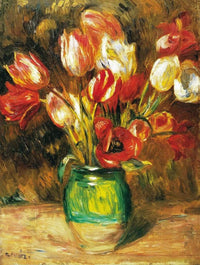 Auguste Renoir - Tulips in a Vase Kunstdruck 60x80cm | Yourdecoration.de