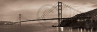Alan Blaustein - Golden Gate Bridge II Kunstdruck 90x30cm | Yourdecoration.de
