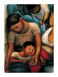 Diego Rivera - La Noche de Los Pobres Kunstdruck 60x80cm | Yourdecoration.de