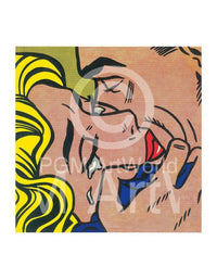 Roy Lichtenstein - Kiss V Kunstdruck 35.5x28cm | Yourdecoration.de