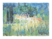 Ralf Westphal - Mittagshitze in der Toscana Kunstdruck 80x60cm | Yourdecoration.de