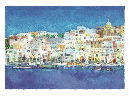 Ralf Westphal - Corricella, Insel Procida Kunstdruck 40x30cm | Yourdecoration.de