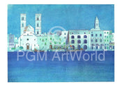 Ralf Westphal - WeiÃŸe Hafenstadt in Apulien Kunstdruck 40x30cm | Yourdecoration.de