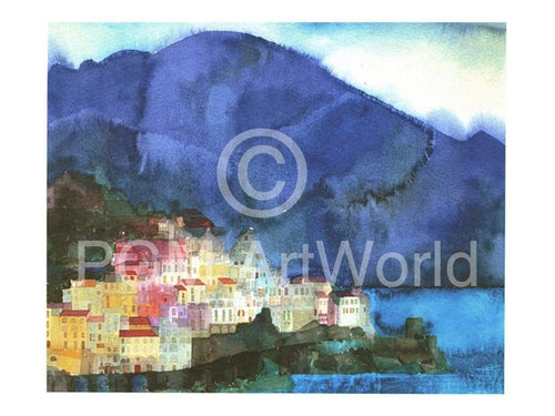 Ralf Westphal - Amalfi, Golf von Salerno Kunstdruck 40x30cm | Yourdecoration.de