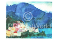 Ralf Westphal - Amalfi, Golf von Salerno Kunstdruck 70x50cm | Yourdecoration.de