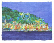 Ralf Westphal - Portofino / Ligurien Kunstdruck 90x70cm | Yourdecoration.de