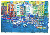 Ralf Westphal - Camogli / Levante Kunstdruck 100x70cm | Yourdecoration.de