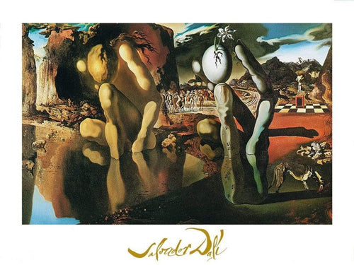 Salvador Dali - La metamorfosi di narciso Kunstdruck 80x60cm | Yourdecoration.de
