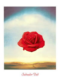 Salvador Dali - Rose meditative Kunstdruck 60x80cm | Yourdecoration.de