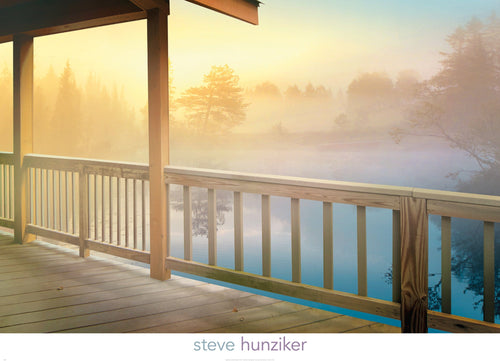 Steve Hunziker - Lodge Deck Kunstdruck 91x66cm | Yourdecoration.de