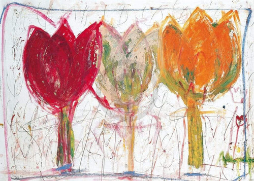 Ursula Meyer-Petersen - 3 Tulips Kunstdruck 70x50cm | Yourdecoration.de