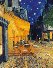 Vincent Van Gogh - Café-Terrasse am Abend Kunstdruck 70x90cm | Yourdecoration.de