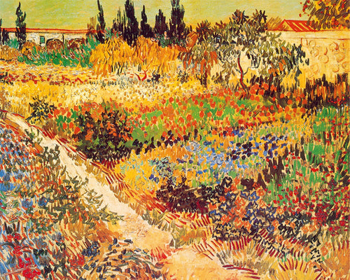 Vincent Van Gogh - Giardino in fioritura Kunstdruck 30x24cm | Yourdecoration.de