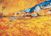 Vincent Van Gogh - La mietitura Kunstdruck 100x70cm | Yourdecoration.de