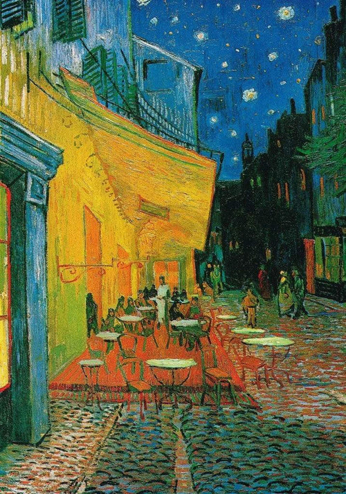 Vincent Van Gogh - CafÃ© at Night Kunstdruck 60x80cm | Yourdecoration.de