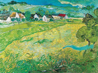 Vincent Van Gogh - Sonnige Wiese bei Auvers, 1890 Kunstdruck 80x60cm | Yourdecoration.de