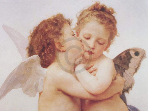 William Bouguereau - The first Kiss Kunstdruck 80x60cm | Yourdecoration.de