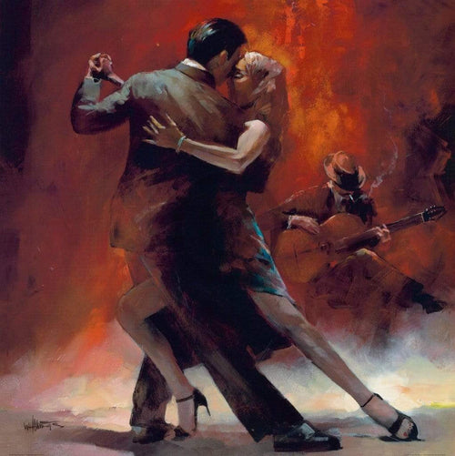 Willem Haenraets - Tango Argentino II Kunstdruck 70x70cm | Yourdecoration.de