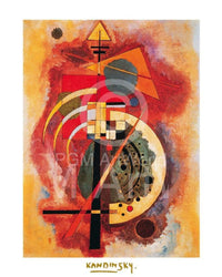 Wassily Kandinsky - Hommage a Grohmann Kunstdruck 40x50cm | Yourdecoration.de