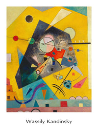 Wassily Kandinsky - Harmonie Tranquille Kunstdruck 60x80cm | Yourdecoration.de