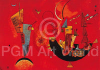Wassily Kandinsky - Mit und Gegen Kunstdruck 70x50cm | Yourdecoration.de