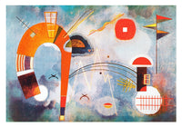 Wassily Kandinsky - Rond et pointu Kunstdruck 100x70cm | Yourdecoration.de