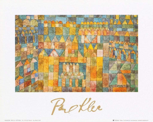 Paul Klee - Tempelviertel von Pert, 1928 Kunstdruck 30x24cm | Yourdecoration.de