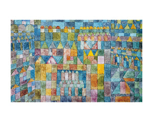 Paul Klee - Tempelviertel von Pert, 1928 Kunstdruck 50x40cm | Yourdecoration.de