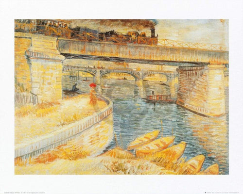 Vincent Van Gogh - Il ponte di Asnieres Kunstdruck 50x40cm | Yourdecoration.de