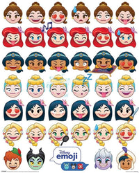 Pyramid Disney Emoji Princess Emotions Poster 40x50cm | Yourdecoration.de