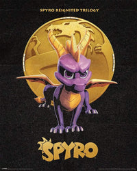 Pyramid Spyro Golden Dragon Poster 40x50cm | Yourdecoration.de