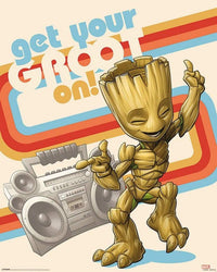 Pyramid Guardians of the Galaxy Vol 2 Get Your Groot On Poster 40x50cm | Yourdecoration.de