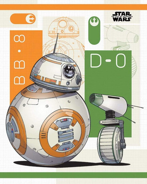 Pyramid Star Wars The Rise of Skywalker BB-8 and D-0 Poster 40x50cm | Yourdecoration.de