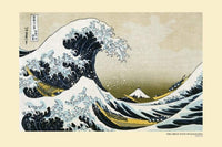 Pyramid Hokusai Great Wave off Kanagawa Poster 91,5x61cm | Yourdecoration.de