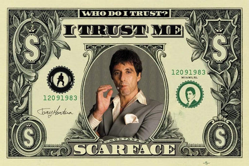 Pyramid Scarface Dollar Poster 91,5x61cm | Yourdecoration.de