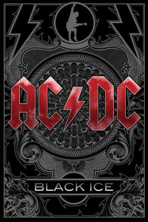 Pyramid AC DC Black Ice Poster 61x91,5cm | Yourdecoration.de