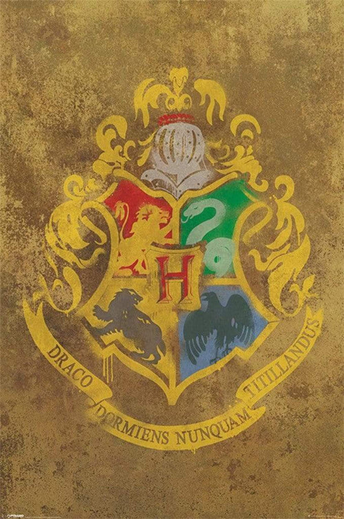 Pyramid Harry Potter Hogwarts Crest Poster 61x91,5cm | Yourdecoration.de