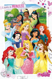 Pyramid Disney Princess I am a Princess Poster 61x91,5cm | Yourdecoration.de